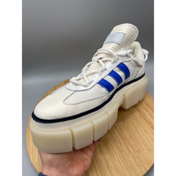 Adidas Shoes Ivy Parks Beyonce Super Platform White Blue GZ3890 Womens Size 10 - Picture 12 of 13